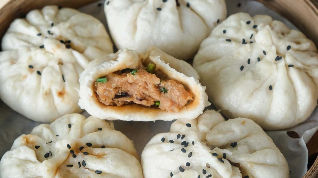 Omnipork Siopao (Steamed “Pork” Buns)