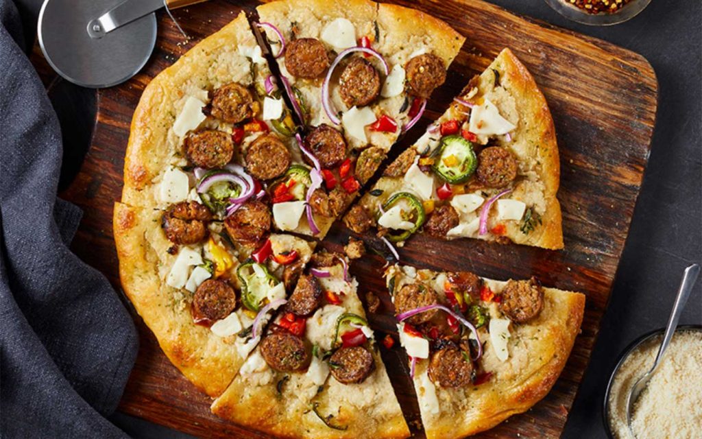 Sweet Italian Sausage Pizza